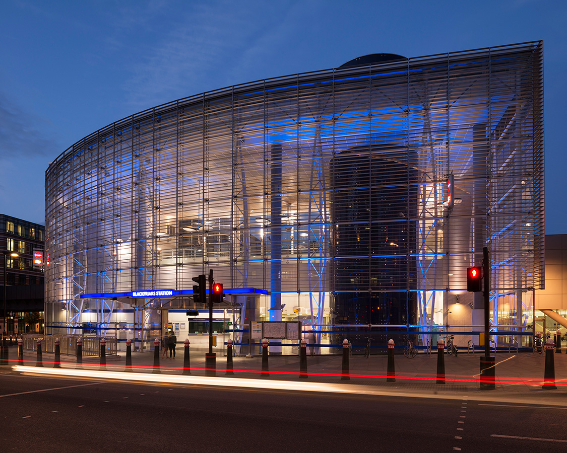 Blackfriars Station Entrance, London, Pascall+Watson/Studio FRACTAL