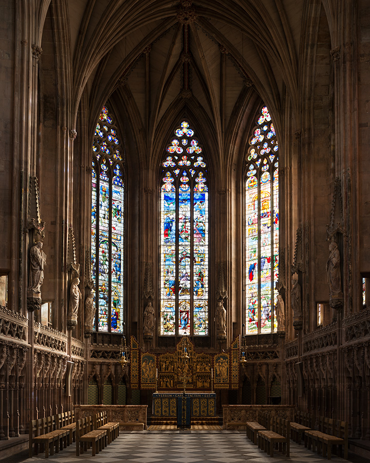 Re-installation of the Herkenrode Glass at Lichfield Cathedral